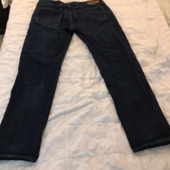 J. Crew Straight Fit Blue Jeans 34x34 - Picture 2 of 5